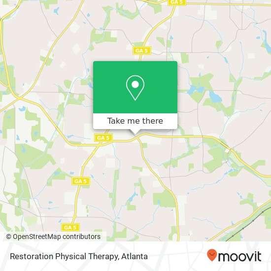 Mapa de Restoration Physical Therapy