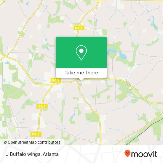 Mapa de J Buffalo wings