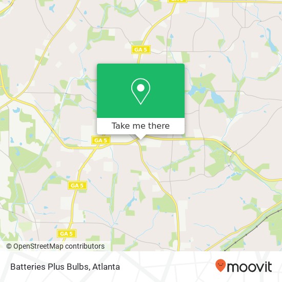 Batteries Plus Bulbs map