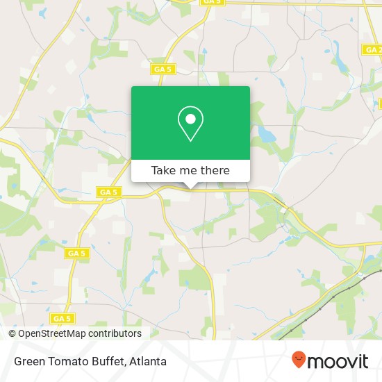 Mapa de Green Tomato Buffet