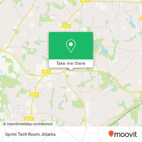 Sprint Tech Room map