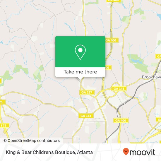 Mapa de King & Bear Children's Boutique