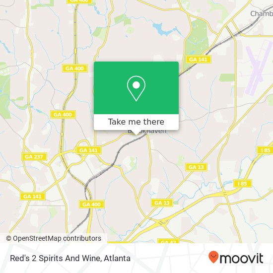 Mapa de Red's 2 Spirits And Wine
