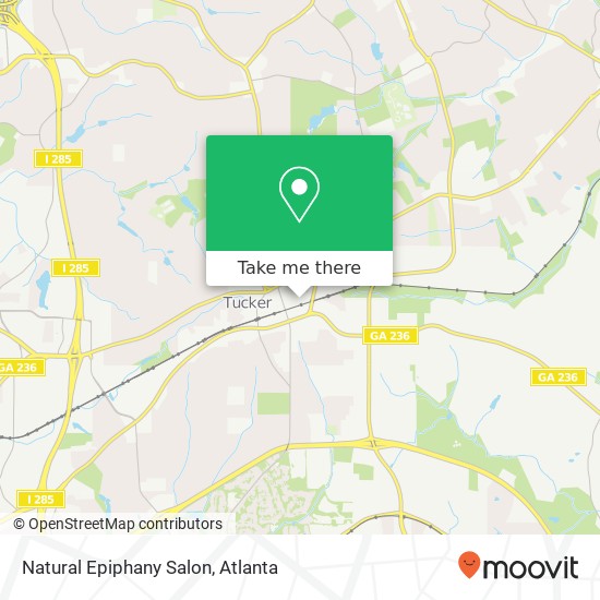 Mapa de Natural Epiphany Salon