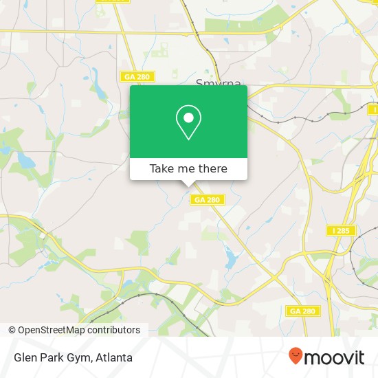 Mapa de Glen Park Gym