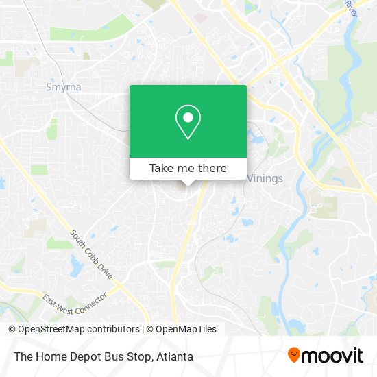 Mapa de The Home Depot Bus Stop