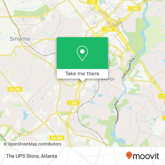 Mapa de The UPS Store