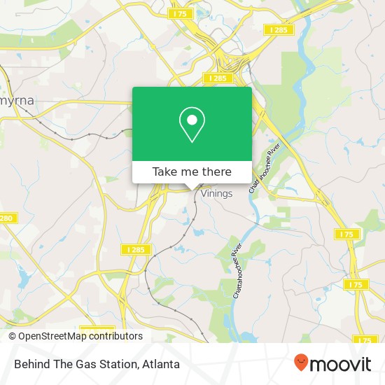 Mapa de Behind The Gas Station