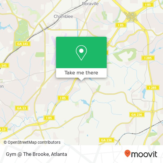 Gym @ The Brooke map