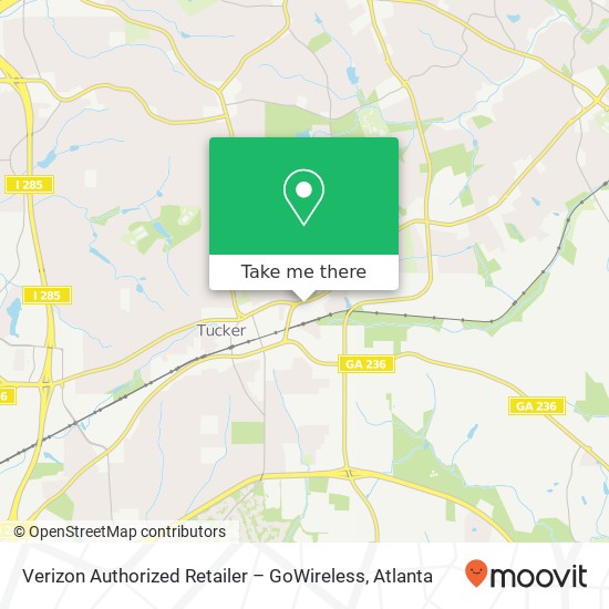 Verizon Authorized Retailer – GoWireless map