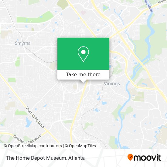 Mapa de The Home Depot Museum