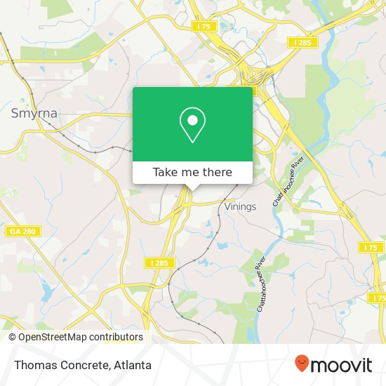 Mapa de Thomas Concrete