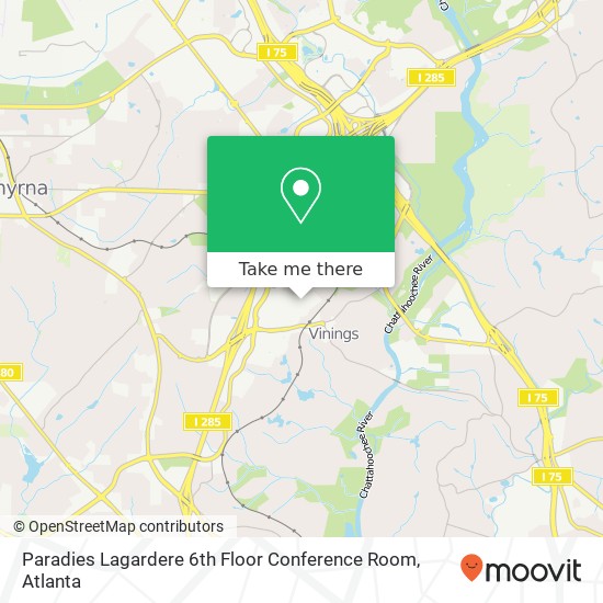 Paradies Lagardere 6th Floor Conference Room map