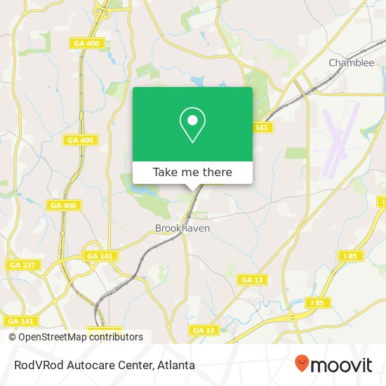 Mapa de RodVRod Autocare Center