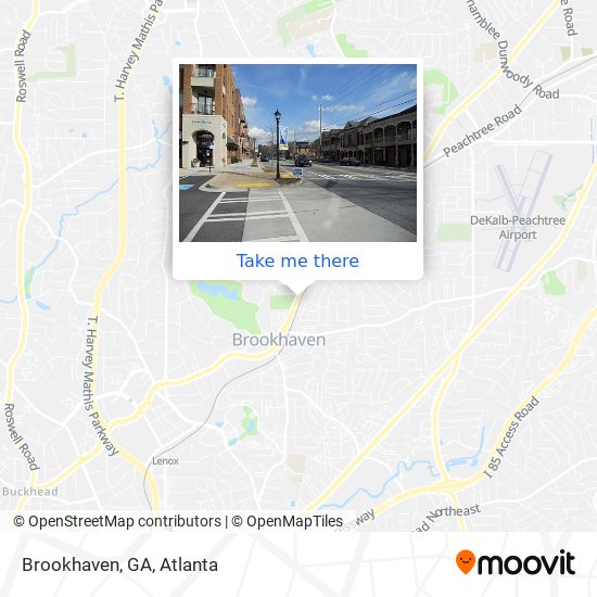 How to get to Brookhaven, GA in North Atlanta by Bus or Subway?