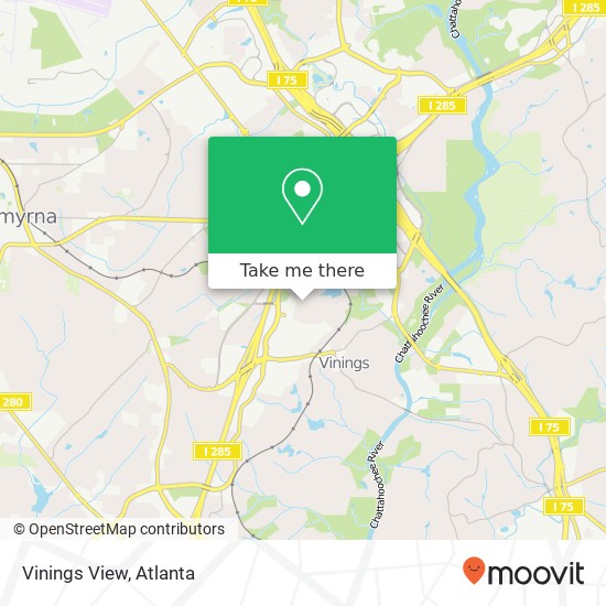 Vinings View map