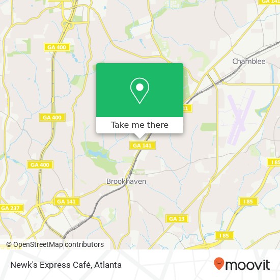 Newk's Express Café map