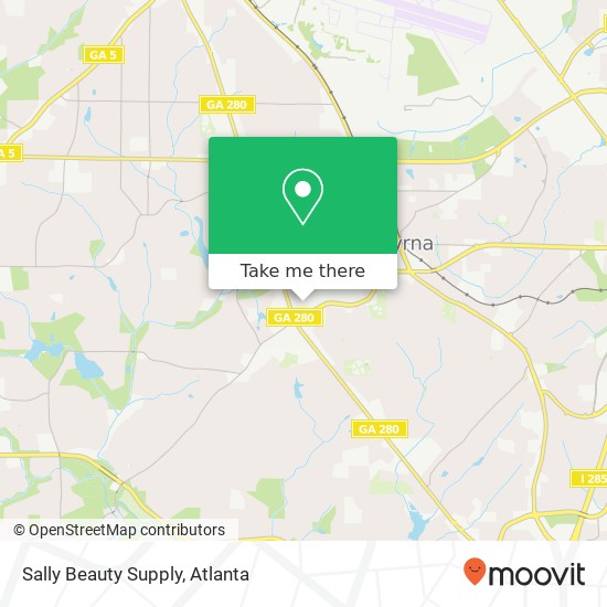 Sally Beauty Supply map