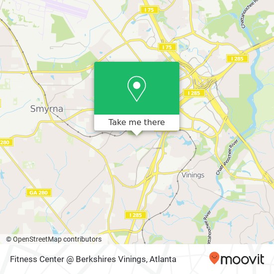 Mapa de Fitness Center @ Berkshires Vinings