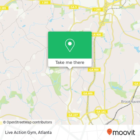 Live Action Gym map