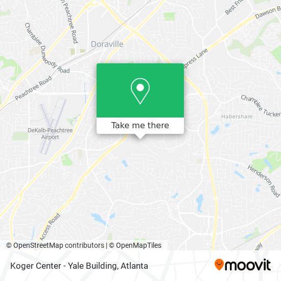 Koger Center - Yale Building map