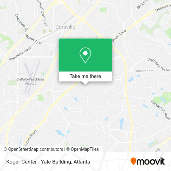 Mapa de Koger Center - Yale Building