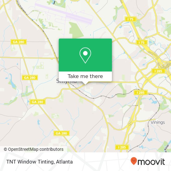Mapa de TNT Window Tinting