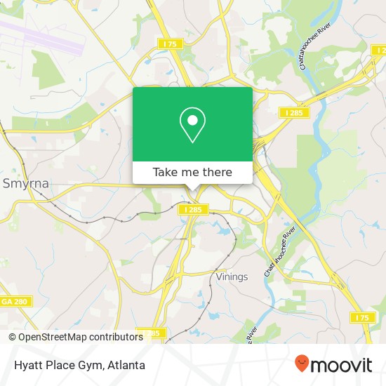 Hyatt Place Gym map