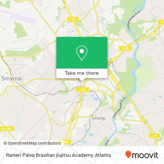 Ranieri Paiva Brazilian jiujitsu Academy map