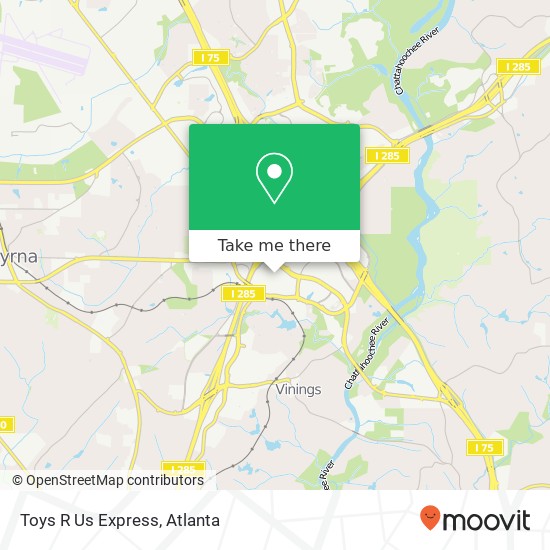 Toys R Us Express map
