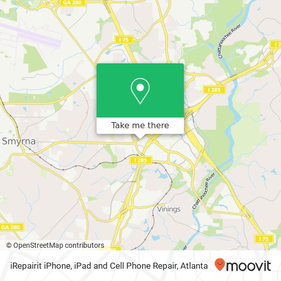 iRepairit iPhone, iPad and Cell Phone Repair map