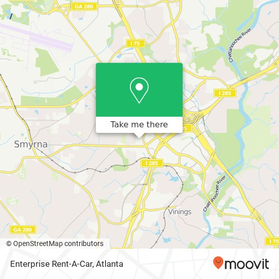 Mapa de Enterprise Rent-A-Car