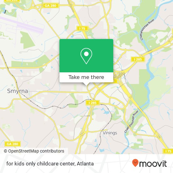 Mapa de for kids only childcare center