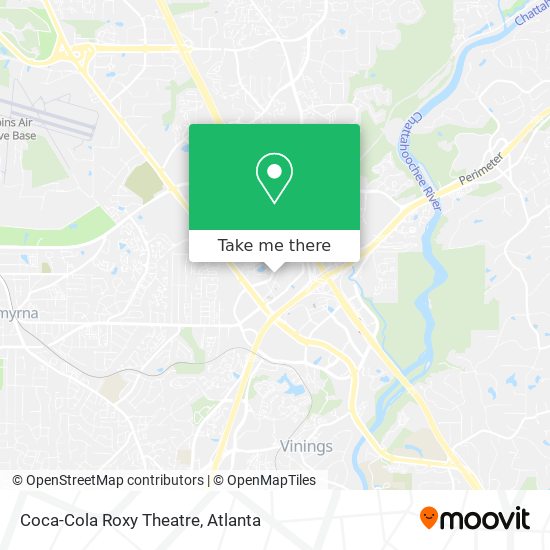 Coca-Cola Roxy Theatre map