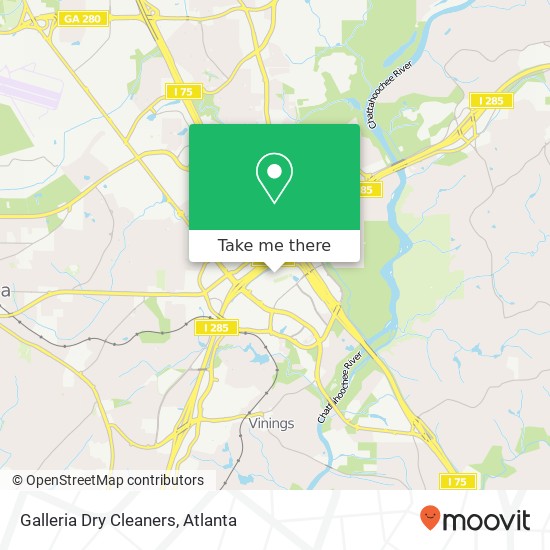 Mapa de Galleria Dry Cleaners