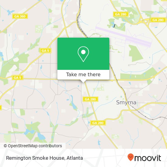 Remington Smoke House map