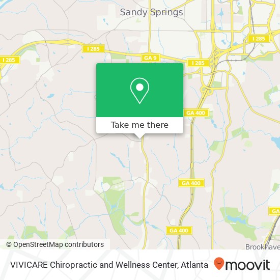 Mapa de VIVICARE Chiropractic and Wellness Center