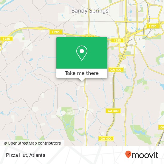 Pizza Hut map