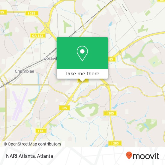 Mapa de NARI Atlanta