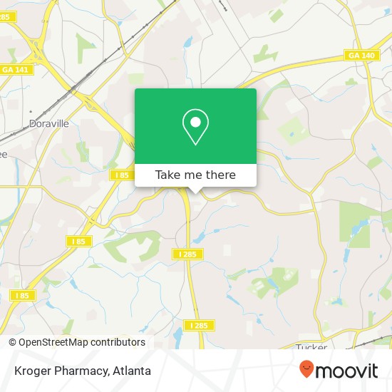 Kroger Pharmacy map