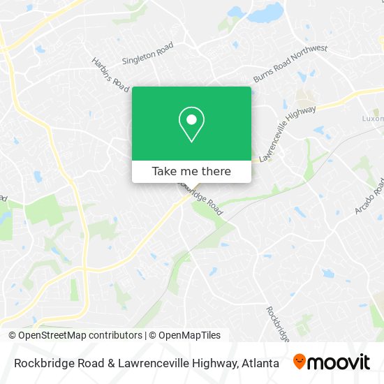 Rockbridge Road & Lawrenceville Highway map