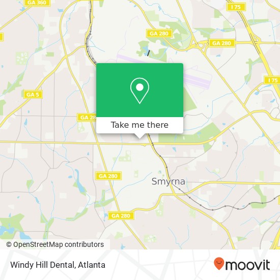 Windy Hill Dental map