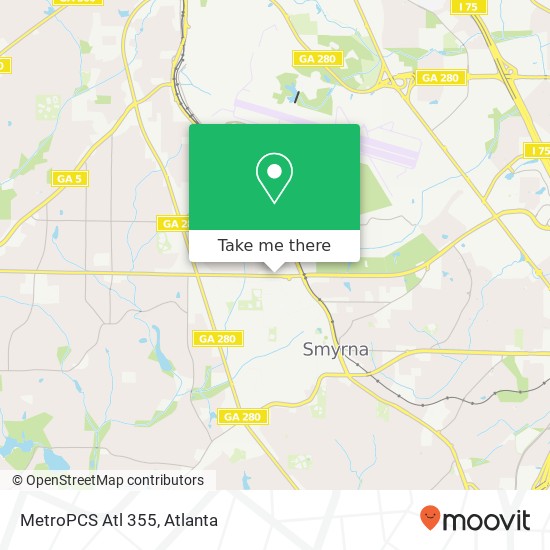 MetroPCS Atl 355 map