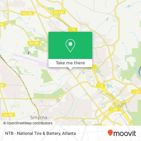 NTB - National Tire & Battery map