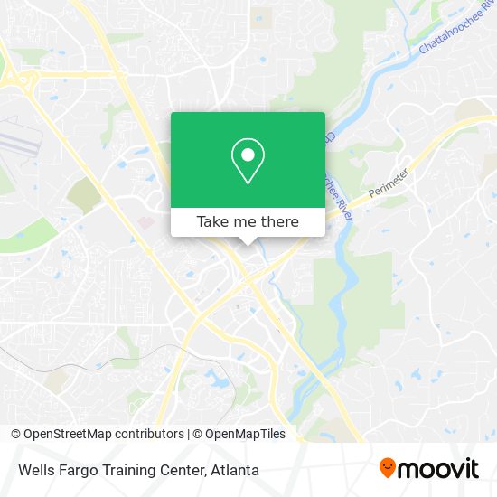 Wells Fargo Training Center map
