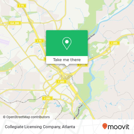 Collegiate Licensing Company map