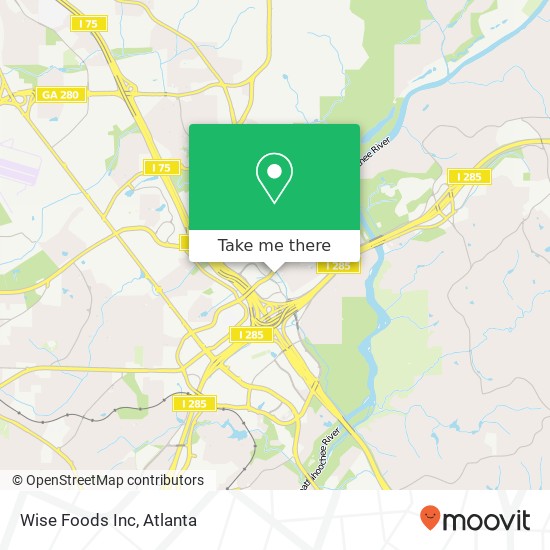Wise Foods Inc map