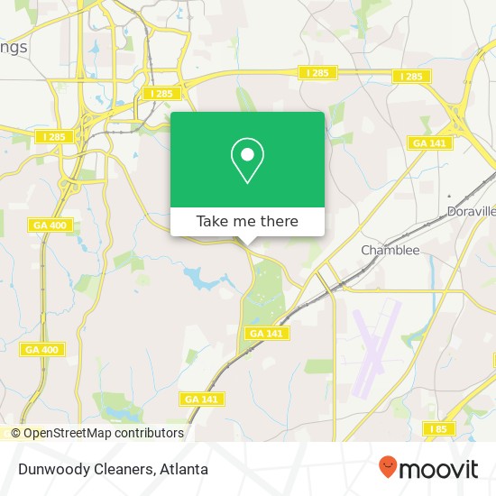 Dunwoody Cleaners map