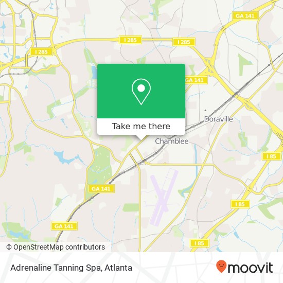 Mapa de Adrenaline Tanning Spa