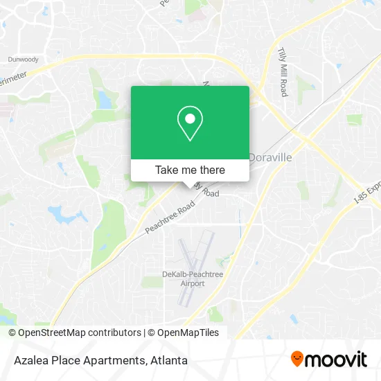 Azalea Place Apartments map